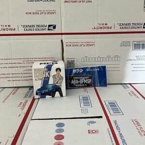 Japan Rare Anime Sawatari Kouki Alpine A110 Collectible Box with License Plate